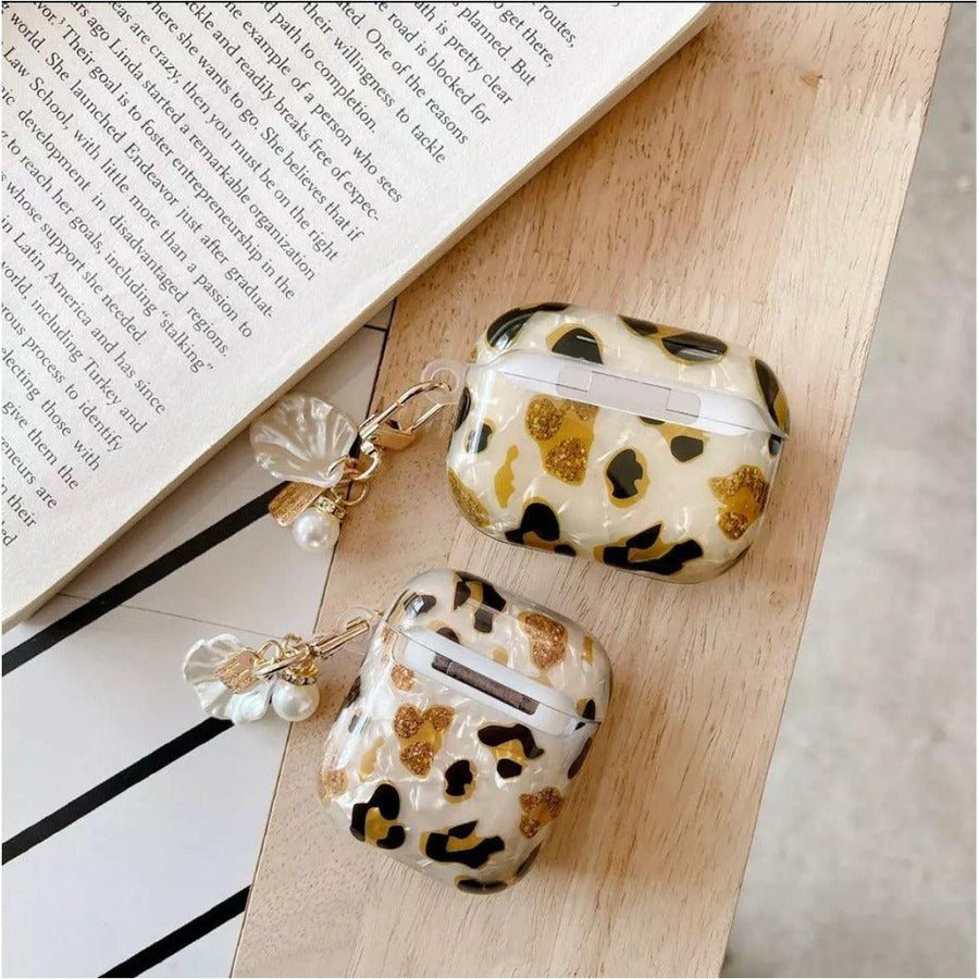 AirPod Case Leopard Pearl - Brown - CASELIX