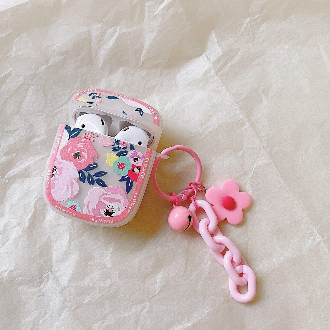 AirPod Case Floral - Pink Roses - CASELIX