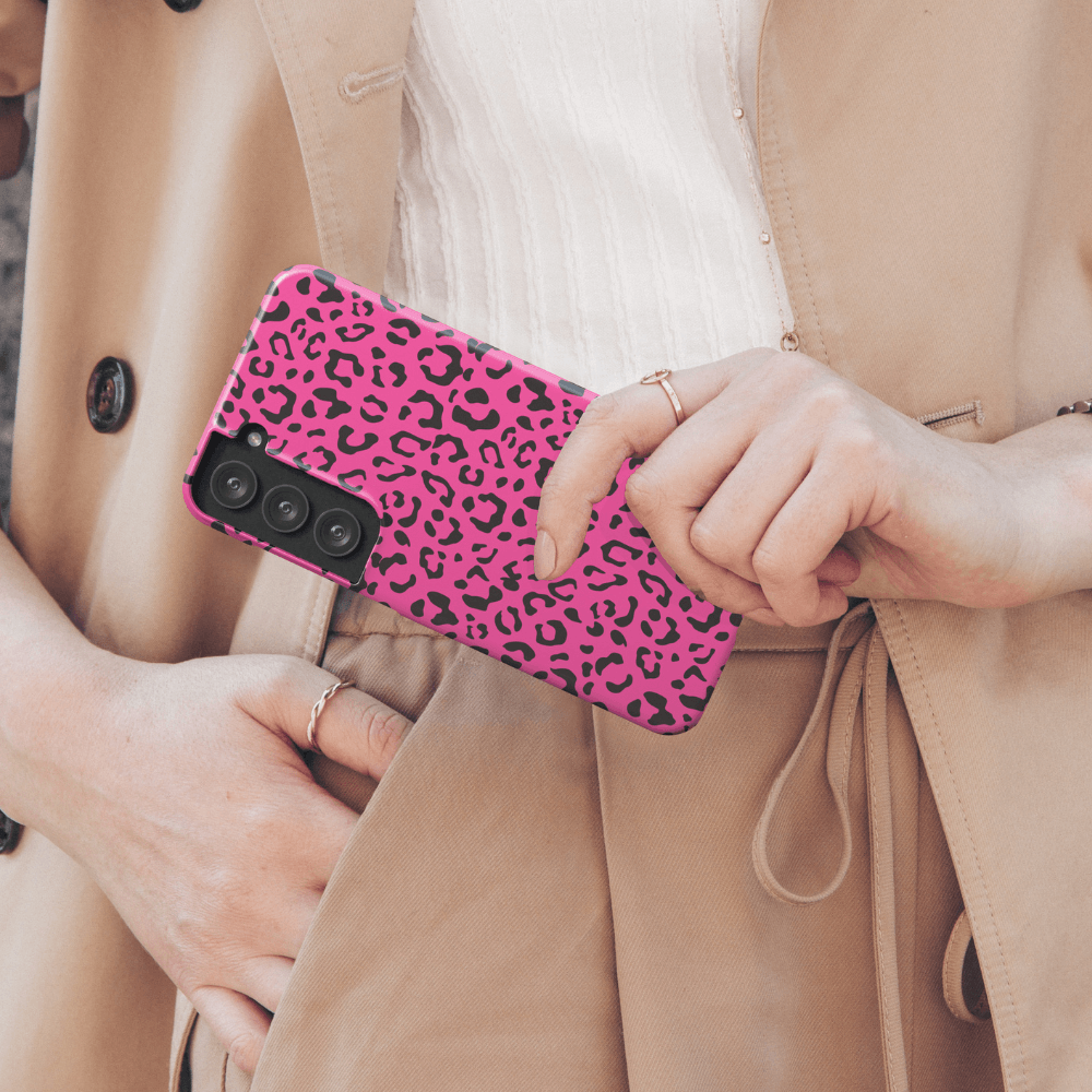 Pink Leopard Print - CASELIX