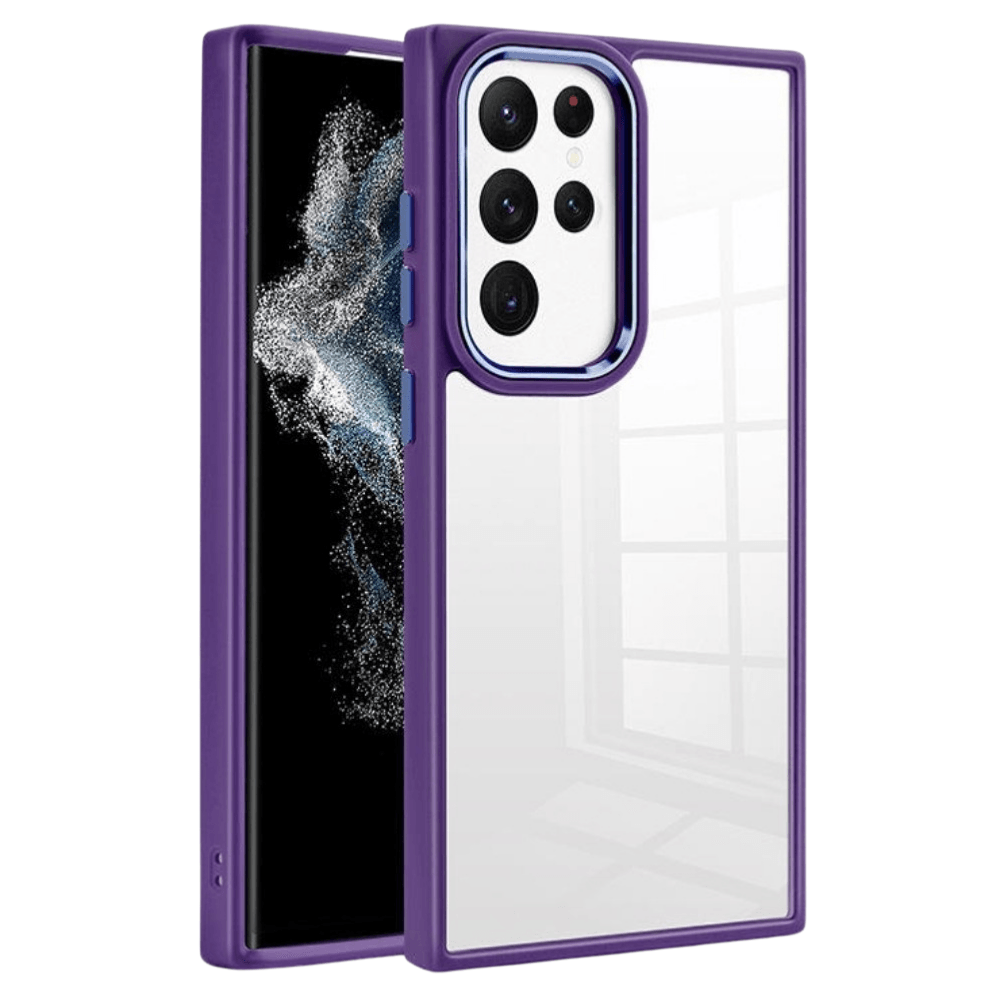 Galaxy Case Clear Metallic - Deep Purple - CASELIX