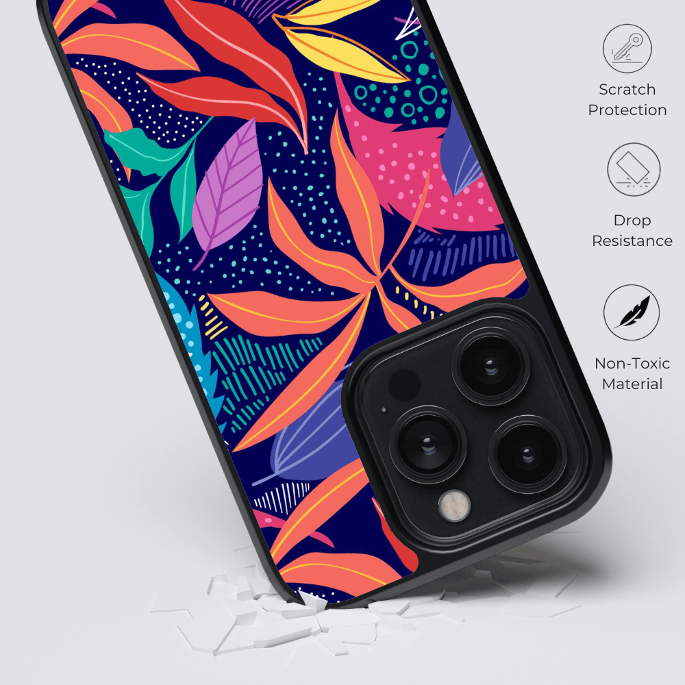 Vivid Floral iPhone Case - CASELIX