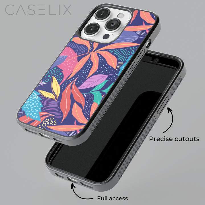 Vivid Floral iPhone Case - CASELIX