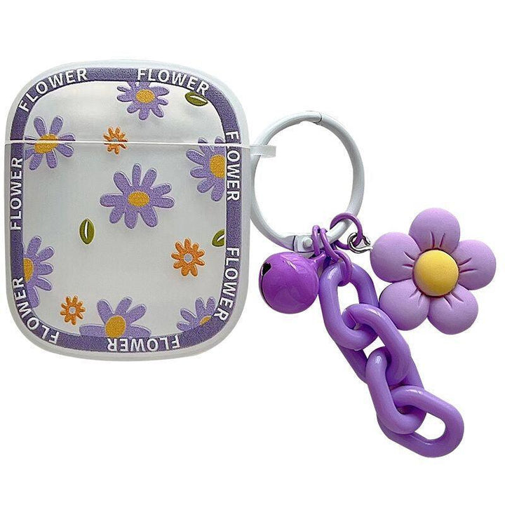 AirPod Case Flowers - Purple - CASELIX