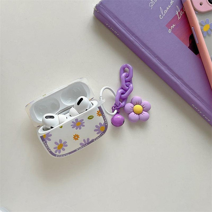 AirPod Case Flowers - Purple - CASELIX