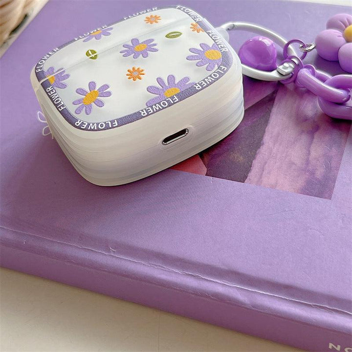 AirPod Case Flowers - Purple - CASELIX