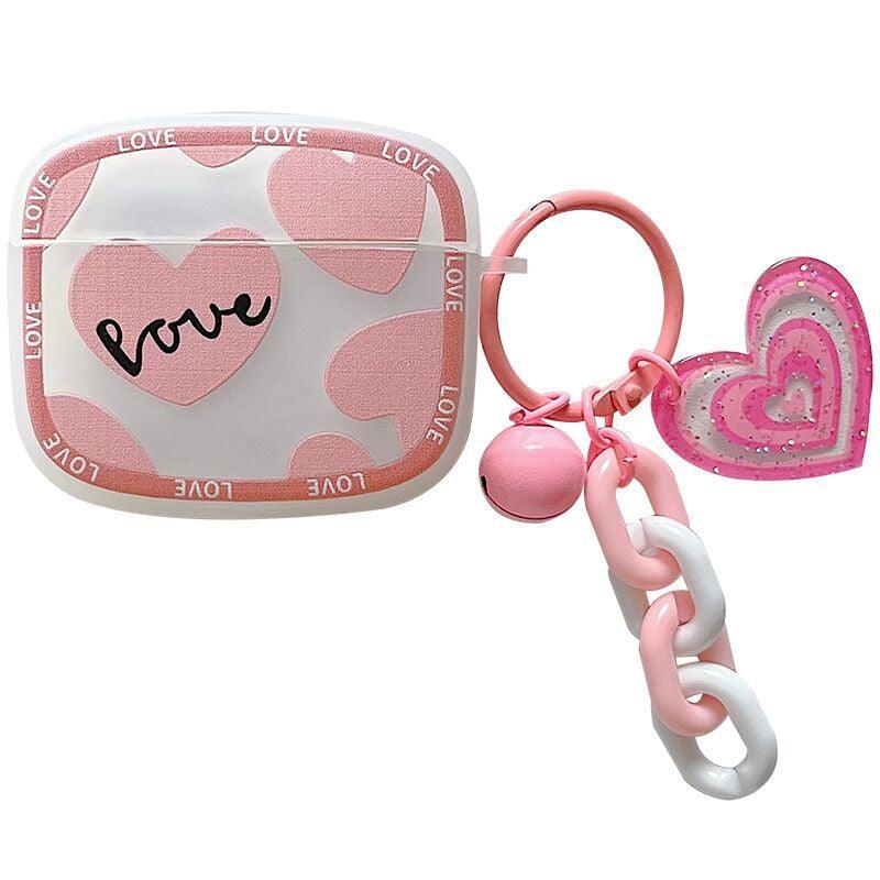 AirPod Case Love Hearts - Pink - CASELIX