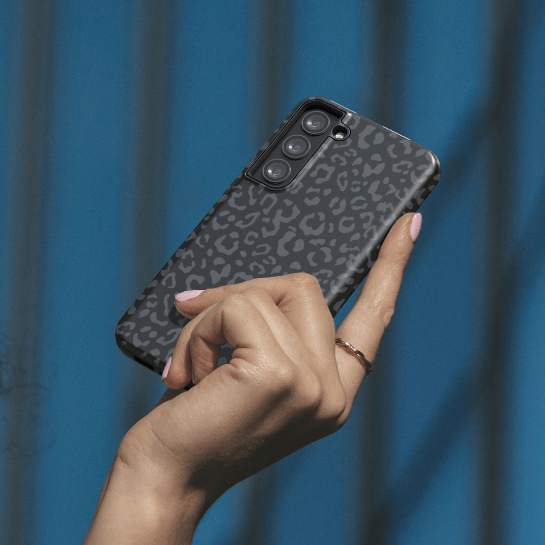 Wild Shadows Black Leopard Galaxy Case - CASELIX