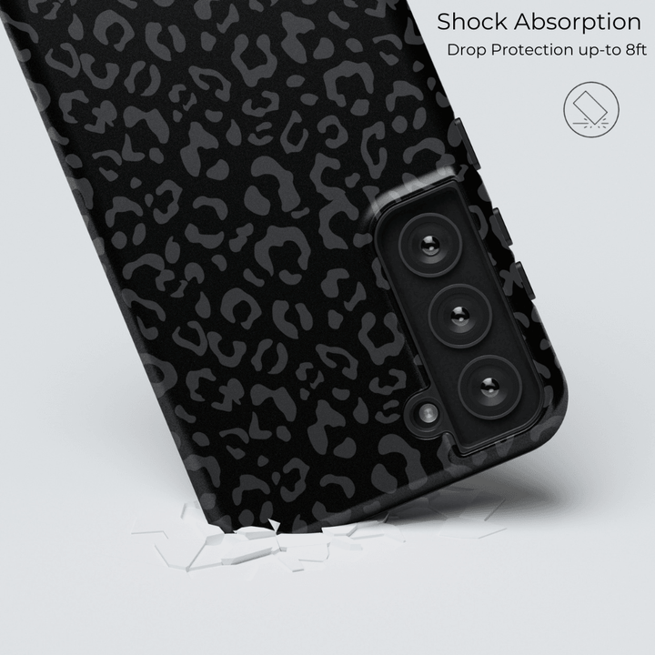 Wild Shadows Black Leopard Galaxy Case - CASELIX